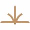 Ekena Millwork Redmond Smooth Timber Gable Bracket, Western Red Cedar, 60"W x 35"H x 3 1/2"D x 3 1/2"F, 14/12 Pitch GBW060X35X0404RED00SWR - alternate 1